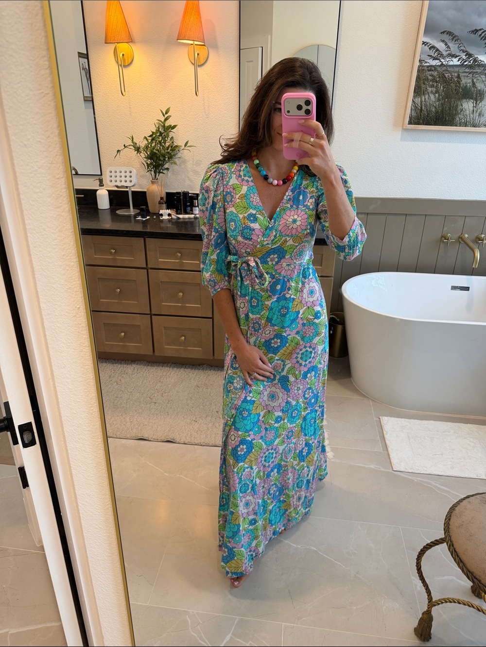 Dodo Bar Or floral maxi